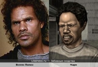 Бандюган из фильма "Привидение" vs персонаж из игры "Shenmue"