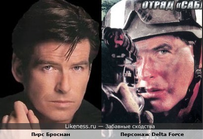 Броснан позировал для Delta Force "Отряд Сабля"