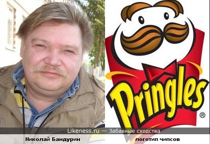 Николай Бандурин и персонаж логотипа