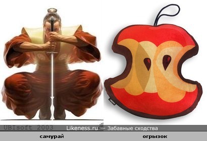 Этот самурай напоминает огрызок