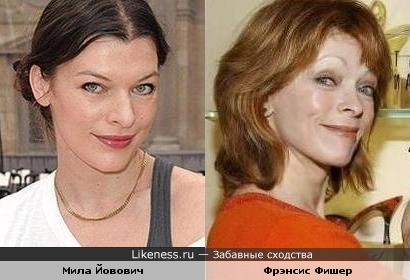 Мила Йовович и Фрэнсис Фишер