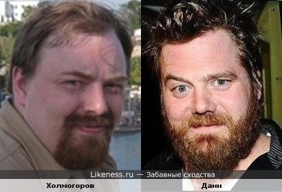 Публицист Егор Холмогоров и актер Райан Данн