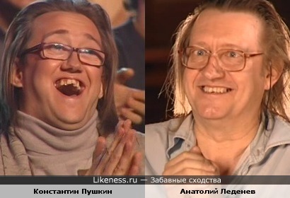 Константин Пушкин ("Смех без Правил", "Убойная Лига") и Анатолий Леденев ("Битва Экстрасенсов")