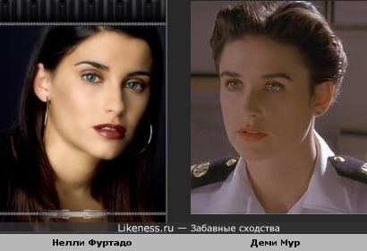 Нелли Фуртадо и Деми Мур