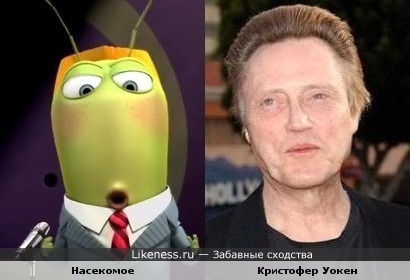 Герой мультфильма "Ослепительный Барри и червяки диско" похож на Кристофера Уокена