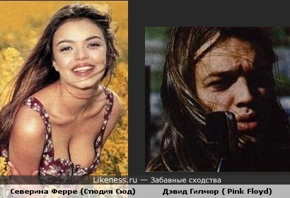 Щас поклонники Pink Floyd закидают меня помидорами, но именно эту французскую актрису напомнил мне молодой Дэвид Гилмор, когда я впервые его увидела