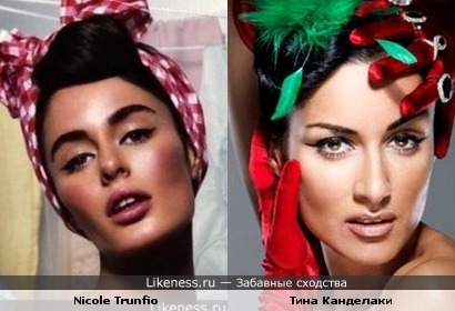 Канделаки и Nicole Trunfio - что-то есть :)