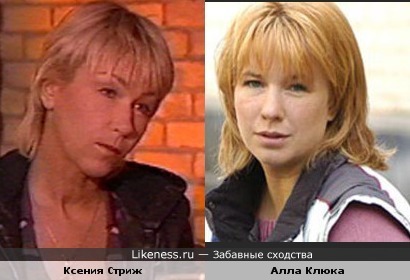 Ксения Стриж и Алла Клюка похожи