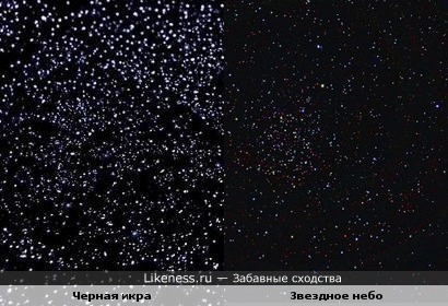 Черная икра & звездное небо
