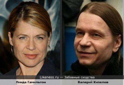 Если умыть Линду и снять с нее серьги, получится Кипелов.