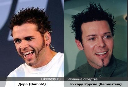 Rammstein vs. Oomph. Индастриал-металлисты похожи не только музыкой.