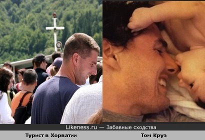 Турист в Хорватии похож на Тома Круза