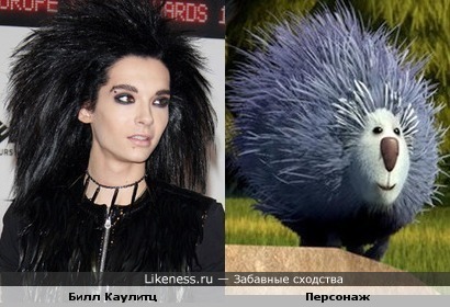 Солист группы "Tokio Hotel" и персонаж из мультфильма "Сезон охоты"