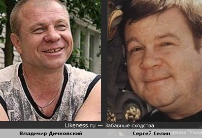 Сергей Селин похож на Владимира Дичковского ("Кортик", "Бронзовая птица")
