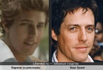 Парень из рекламы "Пепси" похож на Хью Гранта