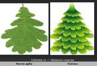 Очень похожи
