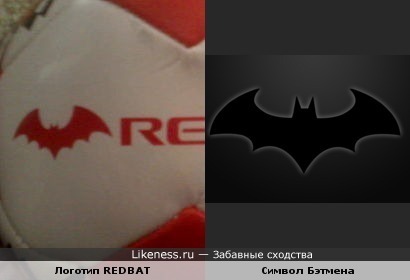 Логотип REDBAT и символ Бэтмена