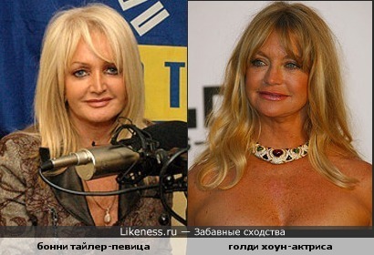 Бонни Тайлер похожа на Голди Хоун