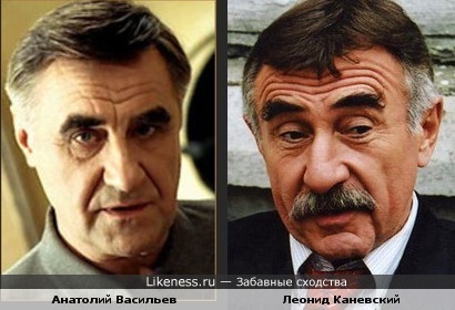 Анатолий Васильев и Леонид Каневский похожи