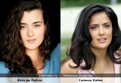 Коте де Пабло похожа на Сальму Хайек