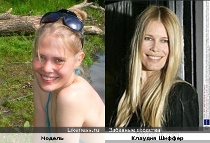 Модель Настя похожа на Клаудию !