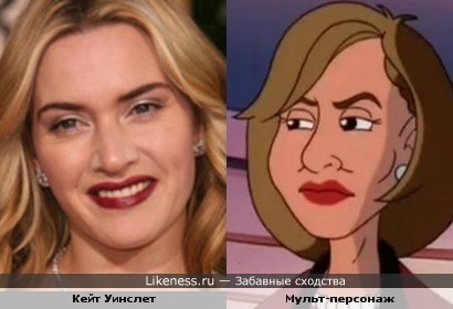 Женщина из м/ф "Пинки и Брейн" напомнила Кейт Уинслет