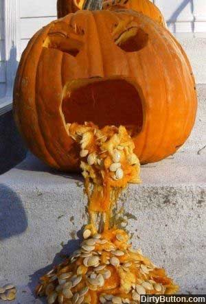 блюющая тыква (puking pumpkin)