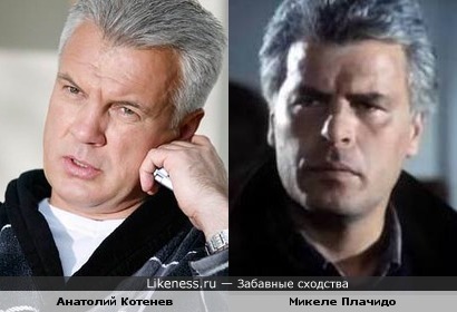 Анатолий Котенев похож на Микеле Плачидо