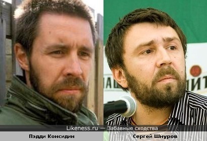 Сергей Шнуров похож на Пэдди Консидина