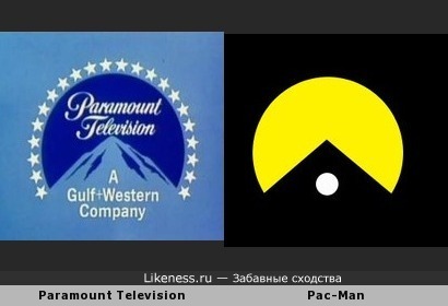 Логотип &quot;Paramount&quot; напоминает Пакмана