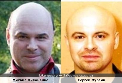 Сергей Мурзин похож На Михаил Филоненко