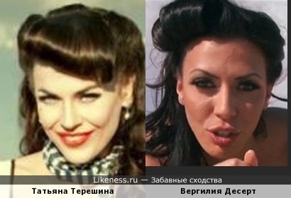 Татьяна Терешина похожа на Десерт