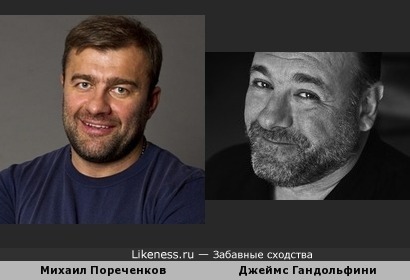 Михаил Пореченков с возрастом всё больше становится похож на Джеймса Гандольфини