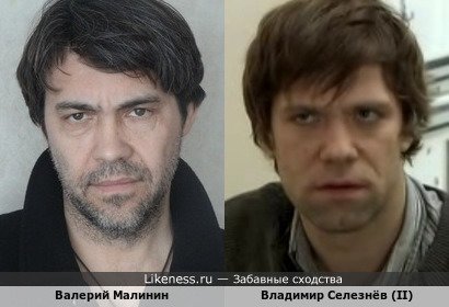 Валерий Малинин похож на Владимира Селезнёва (II)