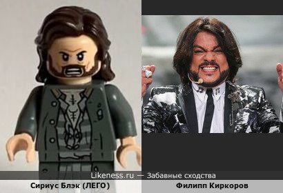 Сириус Блэк (LEGO) похож на Филиппа Киркорова