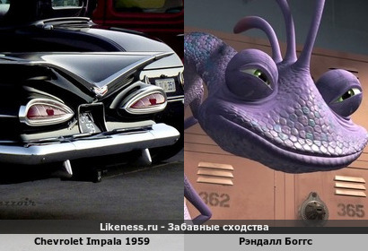 Зад Chevrolet Impala 1959 напоминает Рэндалла Боггса