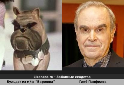 Бульдог из м/ф "Варежка" напоминает Глеба Панфилова