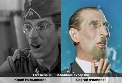 Юрий Мельницкий похож на Сергея Филиппова