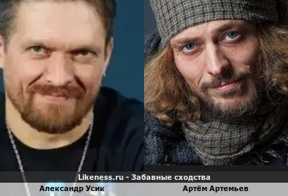 Александр Усик похож на Арт&euml;ма Артемьева