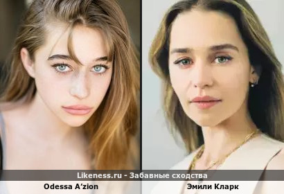 Odessa A&rsquo;zion напоминает Эмили Кларк