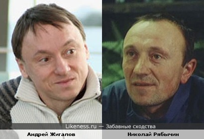 Андрей Жигалов и Николай Рябычин похожи.