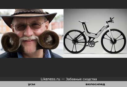Усы и велосипед