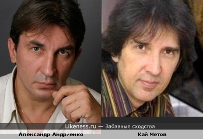 Александр Андриенко и Кай Метов похожи