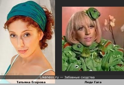 Татьяна Егорова и Леди Гага похожи