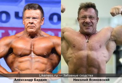 Александр Бардин похож на Николая Ясиновского