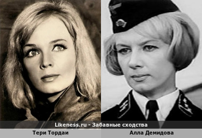 Тери Тордаи похожа на Аллу Демидову