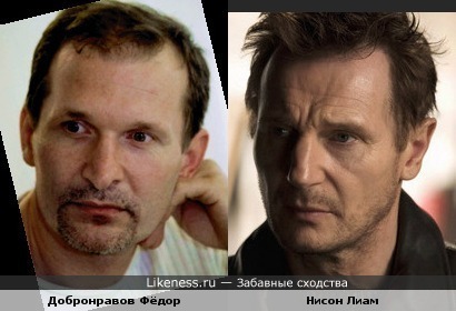 Добронравов похож на Лиама Нисона (Liam Neeson)