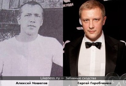 Алексей Мошегов похож на Сергея Горобченко