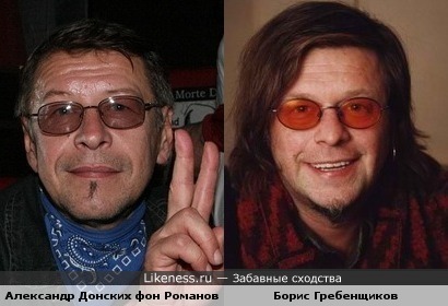 Петербургские рок-музыканты похожи