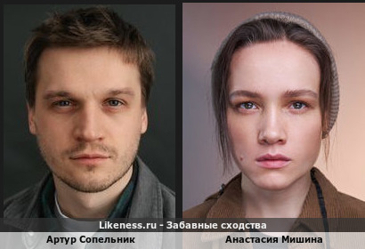 Артур Сопельник похож на Анастасию Мишину